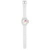 Sun Flame J-Axis Sanrio Rubber Big Face Watch, Hello Kitty, Women's, White, CR3C0008-KTW