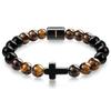 JYL TS Bracelet Men's  Beads Evokes Vintage Style & Strength