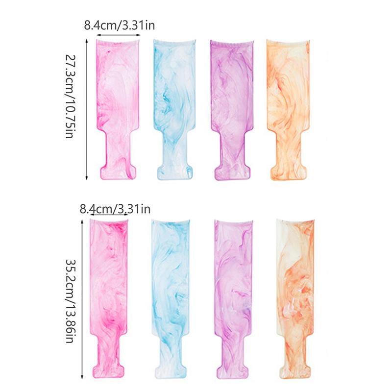 Hair Coloring Board Hairdressing Accessories Hair Coloring Dyeing Board Plate Portable Hair Dyeing Coloring Brush For Barber