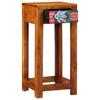 vidaXL Florale Endtabelle Braun 35 x 35 x 75 cm