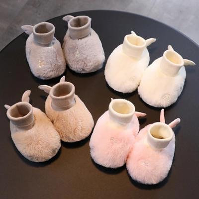 Invierno Nuevo Lindo Dulce Zapatos de Bebé Niña Cálido Confort Suave Zapatos de Bebé con Alas Marca Diseñado Específicamente para Bebé Recién Nacido Bebés