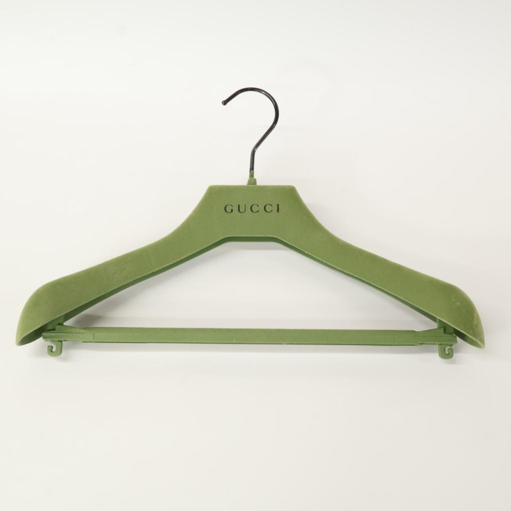 GUCCI [/Domestic Regular] 794903 GG Print Silk Long Sleeve Pajama Shirt/ tops Navy / grayUsed