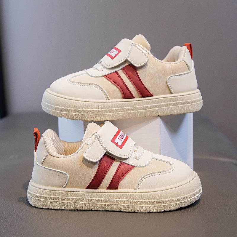 4-8 ani Pantofi sport pentru copii Pantofi anti-skateboard cu fund moale Pantofi albi perfecti