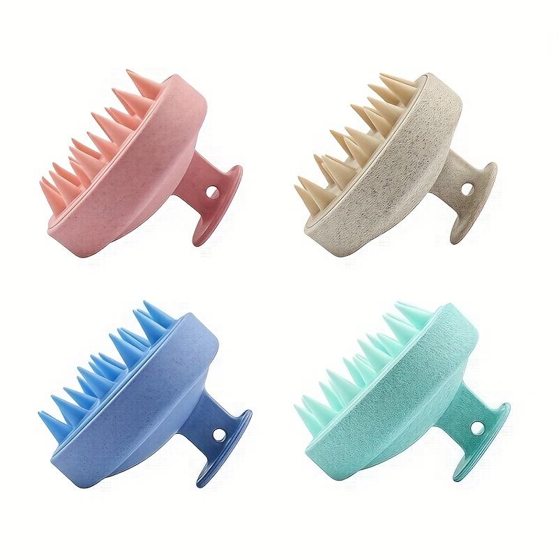 Silicone Scalp Massager Shampoo Brush, Soft Bristle Waterproof Portable Head Care Tool, Unisex
