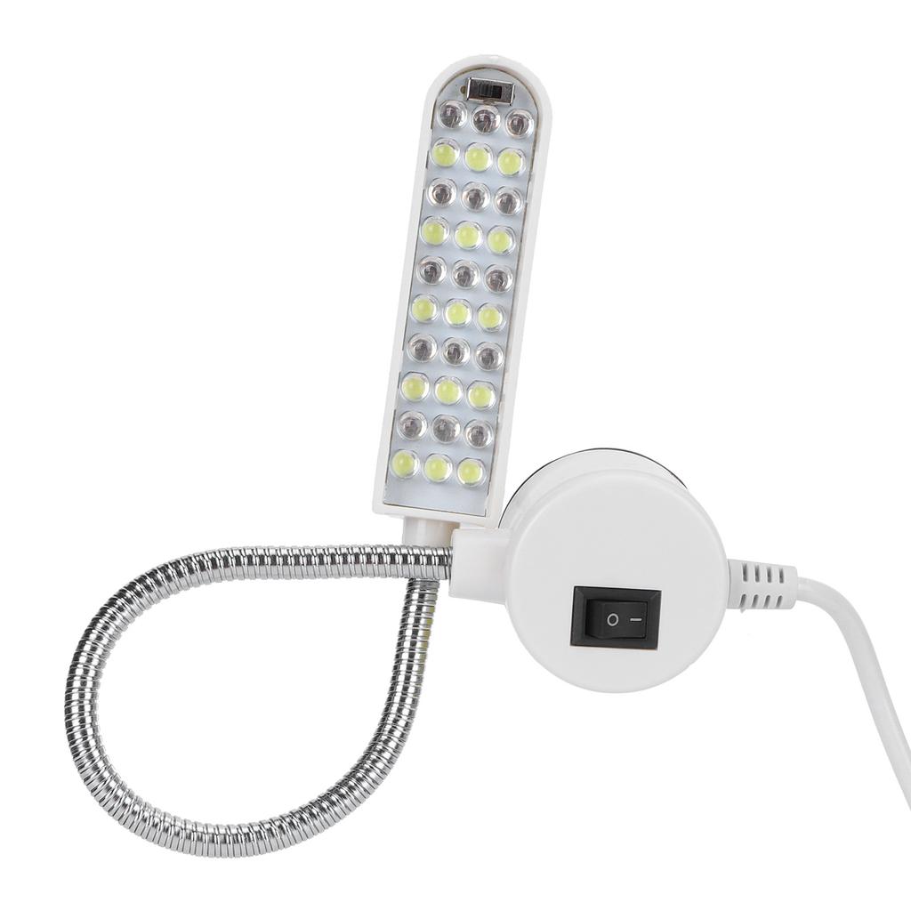 30LED Nähmaschine Licht Arbeits Schwanenhals Lampe mit Magnetfuß AC