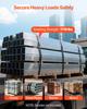 Steel Strapping Coil, 19 Mm X 0.55 Mm X 91 M, Metal Strapping Banding Roll Withstands Harsh Environment, 775.6 Kg Break Strength, Heavy Duty Banding