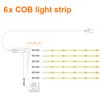 Door Sensor Control COB LED Strip Light Tape Wardrobe Bookcase Showcase Shelf Under Cabinet Backlight Lamp IR Proximity Switch