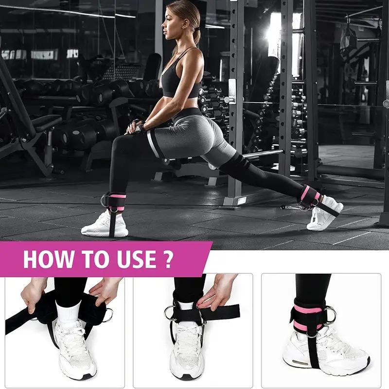Gantry Ankle Buckle Fitness Ankle Ring Leg Muscle Trainer Hip Training Leg Strap Hook Leg Tension Rope Accessories