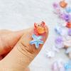 50Pcs New Nail Art Mini Cartoon Ocean: Dolphins, Crabs, Starfish, Shells Charms Rhinestones DIY Craft For Nail 3D Decorations
