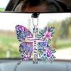 Acrylic Playful Car Decor Quirky Cartoon Hanging Ornament Versatile Bag And Home Use