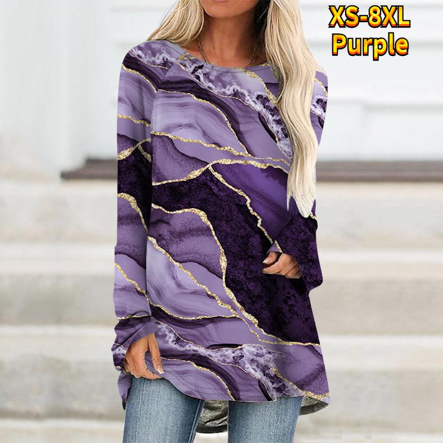 Женская футболка с абстрактным рисунком в полоску Футболки с принтом Женская модная — фото 13