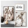 Quotes Poster Canvas Wall Art Print Nature Landscape Painting Decorative Scandinavian Pictures Wild Boho Woman Wheat Plant HOME