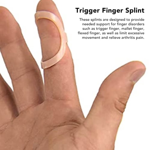 Dlaha na paličkovitý prst, Podpora paličkovitého prstu, Dlahová ortéza na paličkovitý prst, Velikosti 10, 11 a 12, Plastový chránič zlomeného prstu, Podpora a ochrana