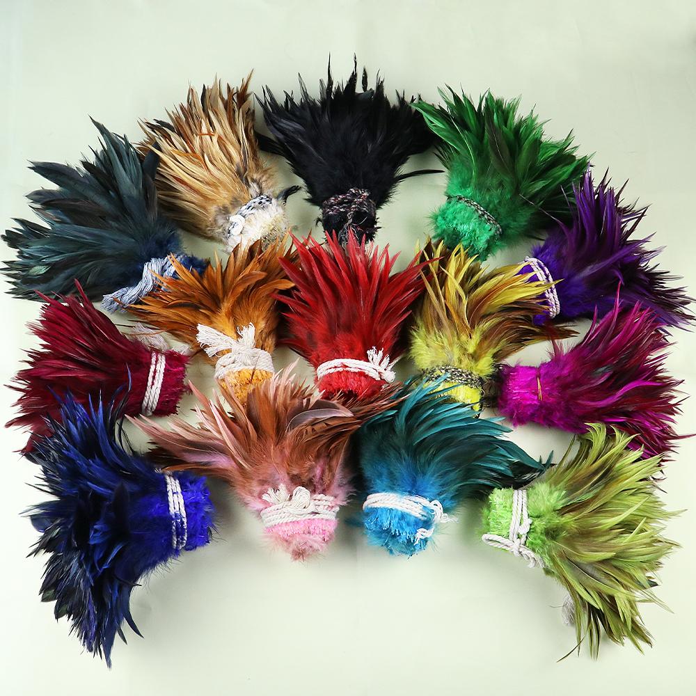 50pcs Multi Color Pheasant Feather 10-15cm/4-6inch DIY Jewelry Decoration Rooster Feathers for Craft Wedding Party Accessories
