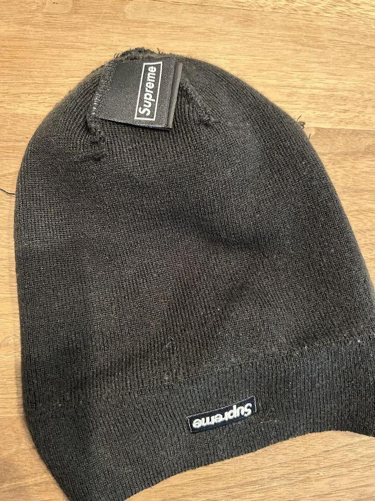 [USED] Supreme S Logo Knit Hat in Black