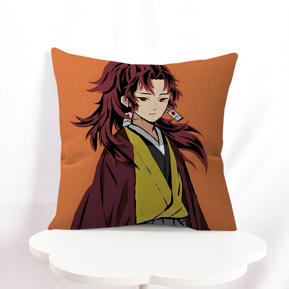 T-Tsugikuni Yoriichi Kudde Gåva Hem Kontor Dekoration Kudde Sovrum Soffa Bil Kuddfodral Kuddfodral