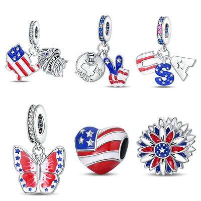 Charm Beads DIY Jewelry Accessories Bracelet Copper Plating