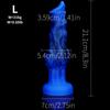 Liquid Silicone Shaped Makeup Simulation Dog Dildo Anal Dilation  Penis  Female Masturbation Product