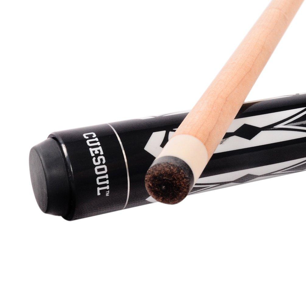 CUESOUL 58-inch 19oz 1/2 Jointed Maple Pool Cue Stick CSBK002