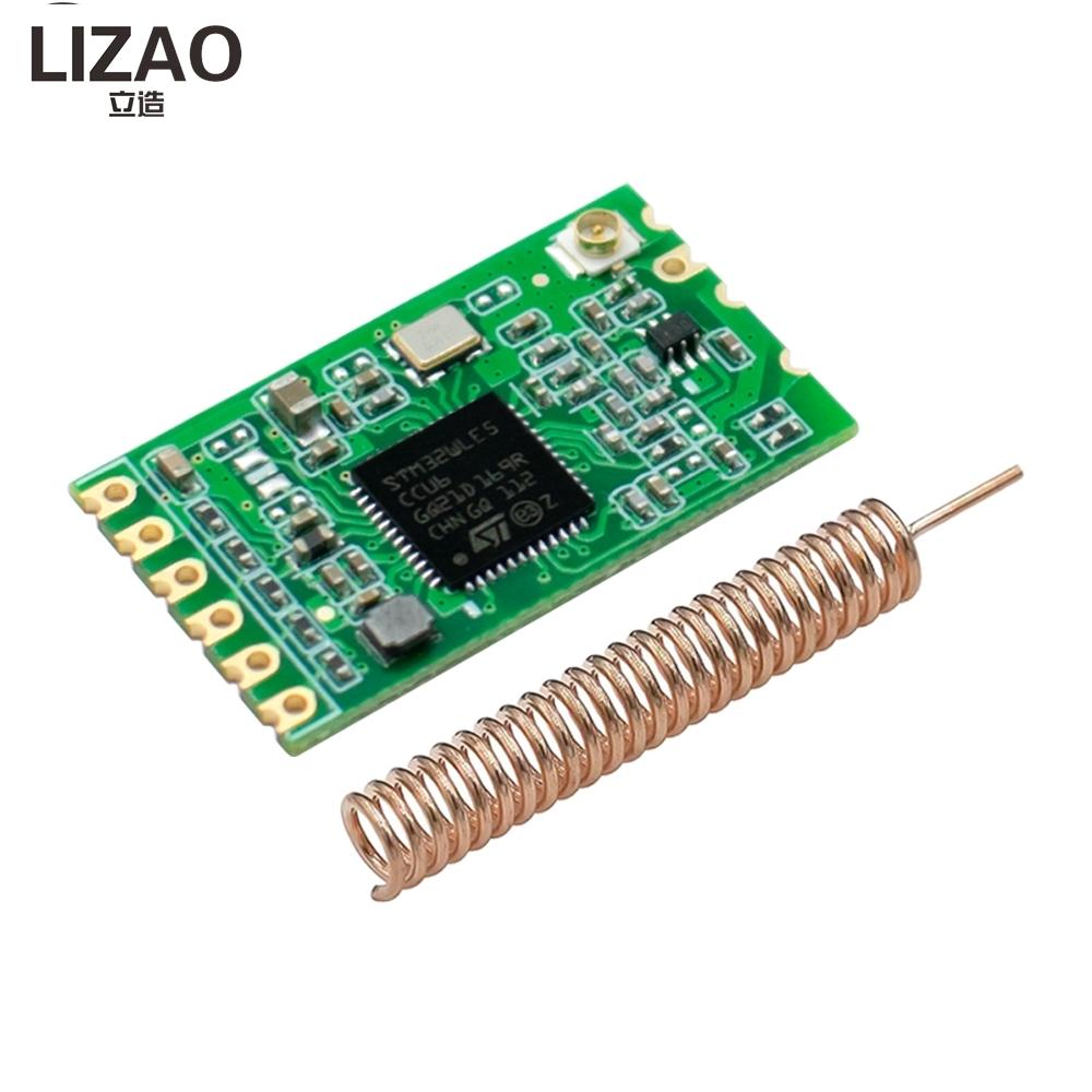 LIZAO HC-15 LORA Wireless Serial Communication Module, 433MHZ UART Interface Long Distance Data Transmission Board