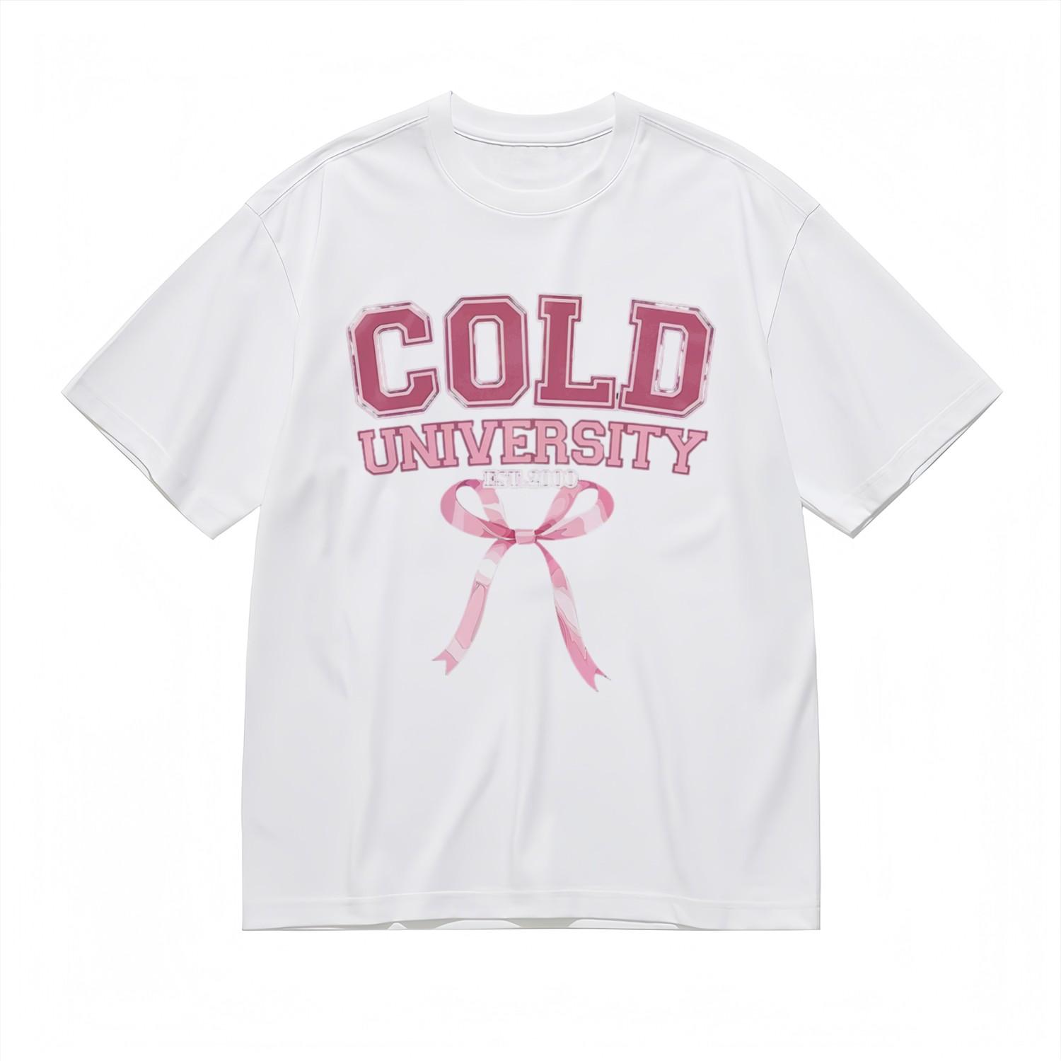 Women s Trend Comfy Slight Stretch Classic T-Shirt Mens Womens Tees Top Pink Bow Text Design Tee 2XL