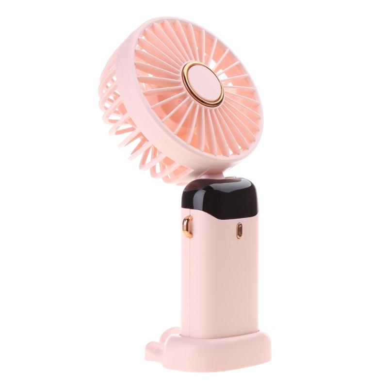 2024 New Usb Hand-held Fan Mini Portable Student Small Fans LED Digital Display