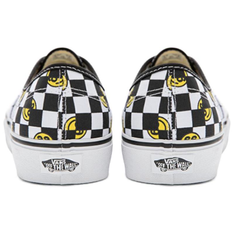 Vans Wallpaper Authentic Smiley 'Black White' Sneakers VN000EE3BP9