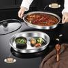 Extra Thick Food Grade Stainless Steel Fish Pan for Grilling, Steaming, and Baking
