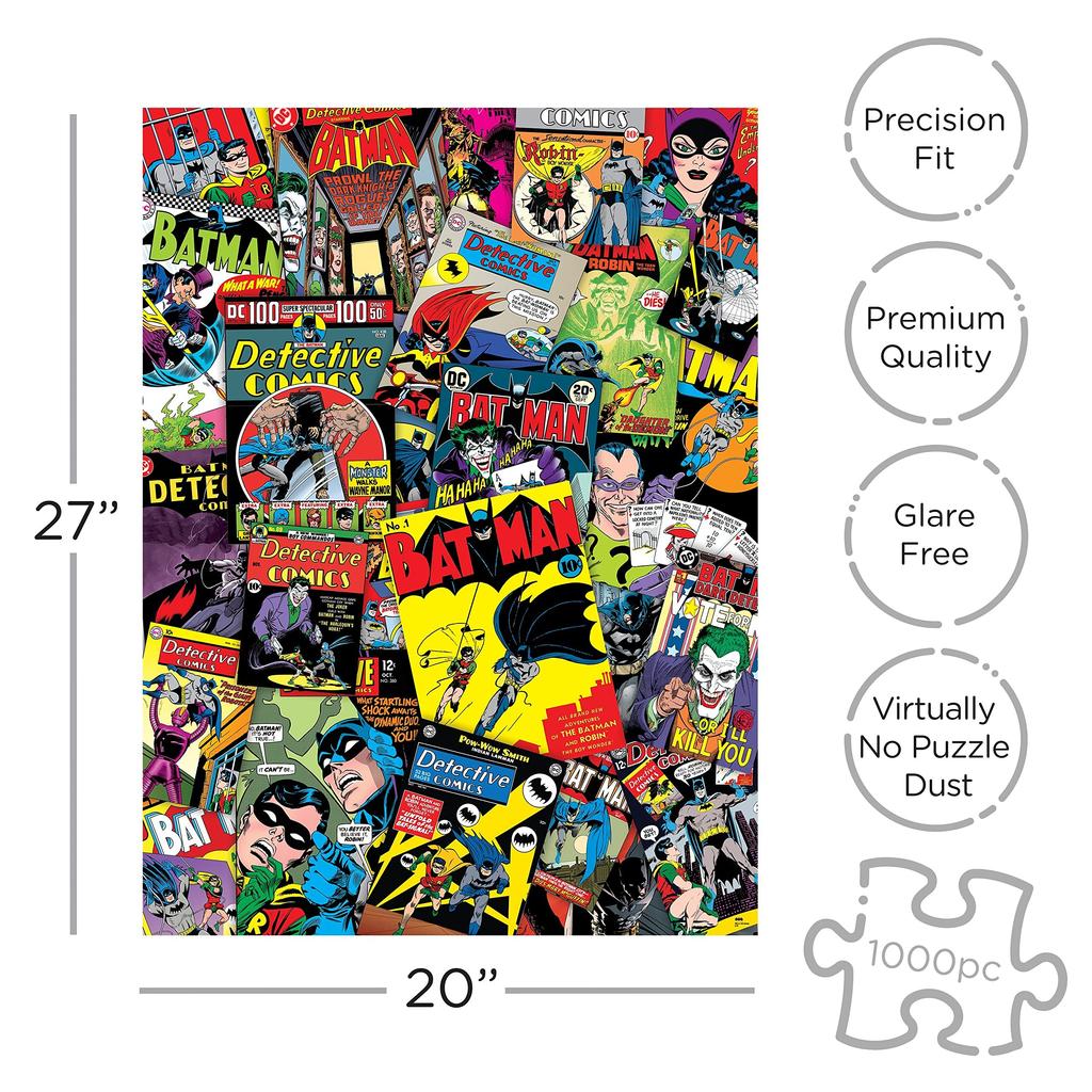Puzzle - DC Comics - Batman Collage (1000 Stk) Lizenzierte Geschenke Spielzeug 65214 [Artikel]
