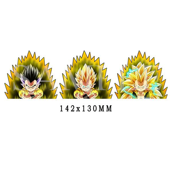 Dragon Ball Z Anime Figure Gohan Motion Stickers Car Sticker Notebook Waterproof Decal Toy Wall Sticker Kids Toys Gifts