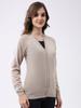 MONTE CARLO Womens Regular Fit Solid Cardigan