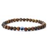 Simple Style 6mm Stone Bracelet For Men Turkey Evil Eyes Braclet White Blue Red Howlite Beaded Braslet Meditation Healing Joias
