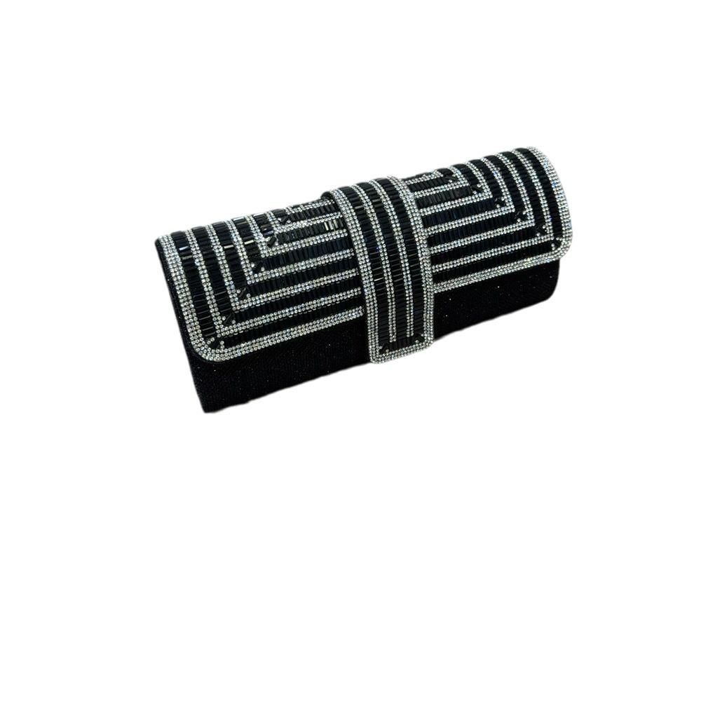 Rhinestone Sparkle Women's Evening Clutch: Bridal & Banquet Handbag