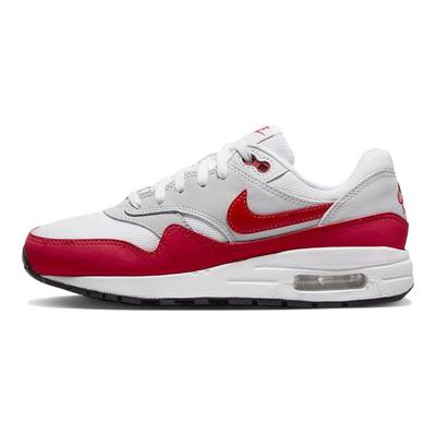 Buty Dziecięce Air Max 1 GS Czerwone 2023 Neutralno-Szary Biały Czarny DZ3307-003