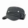 Retro Duck Tongue Caps Washed Fabric Knight Caps Versatile Flat Top Caps  Unisex