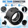 Coarse Thread Inlet IBC Tank Connector Female Thread Water Tank Fitting  Water Transfer
