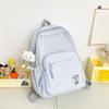 New high-value fresh and sweet candy-colored cartoon embroidered backpack female junior high school backpack