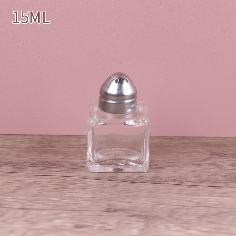 Glass Seasoning Jars: Salt & Pepper Shakers, Kitchen Spice Containers, Sealed Powder Sprinklers