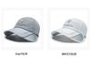 Unisex Breathable Mesh Duckbill Sun Hat with Adjustable Brim for Outdoor Activities