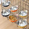 Hanging Design Pet Food Dispenser Bowls Multi-use Pet Food Basin Pet Feeding Bowl  Cat Dog