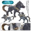 UTST Mythical Figure Snow Wolf Hellhound Monster Figure Doll Wolf Gray 6+ (White + Hellhound)