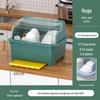 Kitchen Dish Drainer Cabinet with Lid