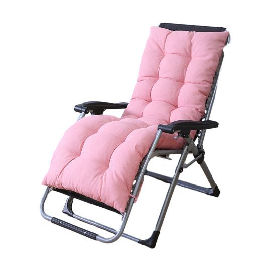 Recliner Cushion Cotton Linen Chair Pad with Straps Soft Padded Chair Cushion for Folding Recliners Rocking Chairs Home Office Use