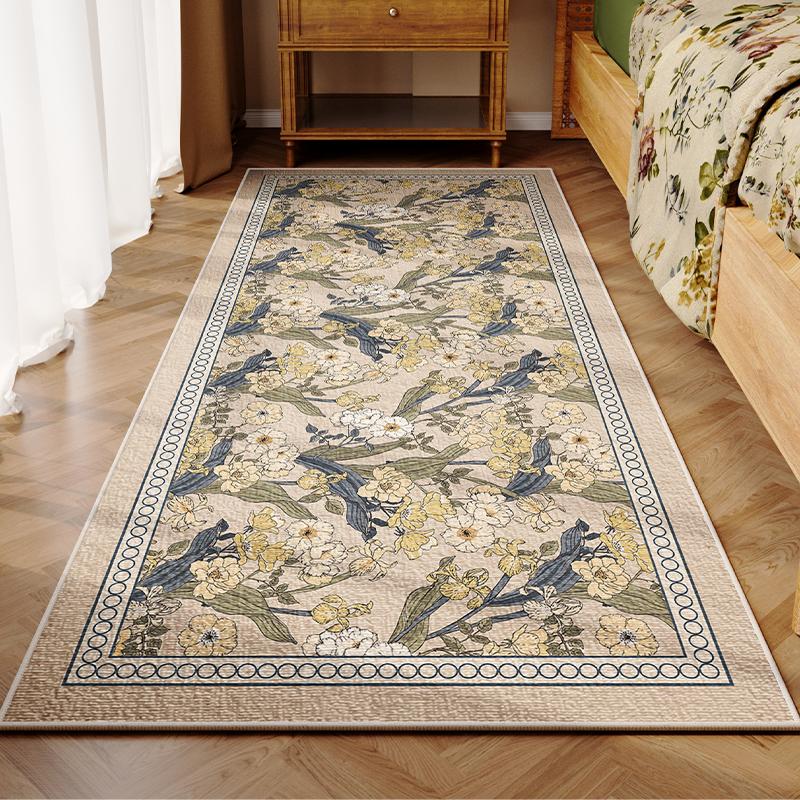 American Light Luxury Plush Long Strip Carpet Quiet Waterproof Kitchen Floor Mat Corridor Carpet Electric Home Decoration