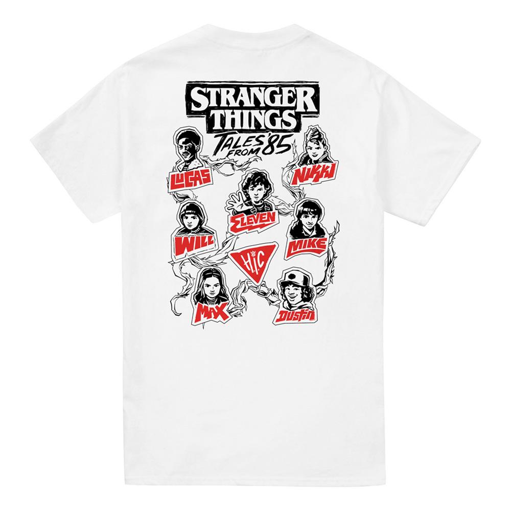 Stranger Things: Tales from ´85 Unisex Adult Character Vines Back Print T-Shirt