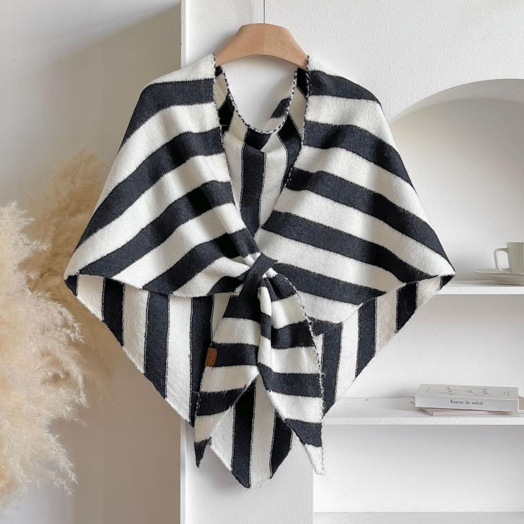 Fashion Imitation Cashmere Shawl Wraps Women Knitted Triangle Shawl Scarf Cardigan Cape Shoulder Top Sweater Shawl Scarf
