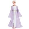 Girls Ancient Greek Roman Cosplay Costume Long Sleeve Golden Embroidery Dress Tulle Patchwork Halloween Gown