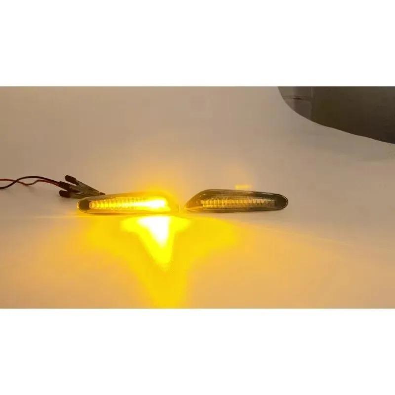 New for 2pcs E90 E91 E92 E93 E60 E87 E82 E46 Error Free Led Dynamic Side Marker Turn Signal Light Sequential Blinker Light