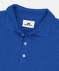 Sun Love Crochet Knit Polo Blue