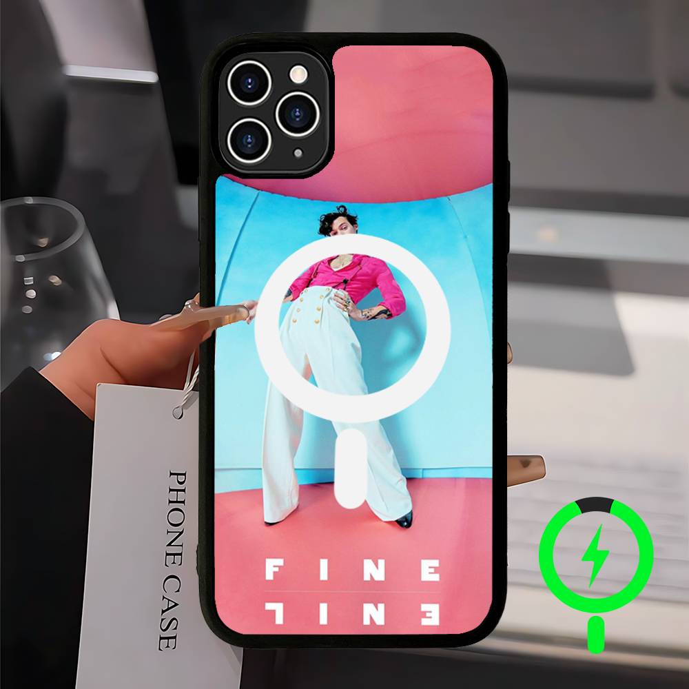 Pop Singer Harry Styles Magnetic Case For IPhone 17 16 14 13 12 11 15 Pro Max Plus Wireless Charge Phone Cover